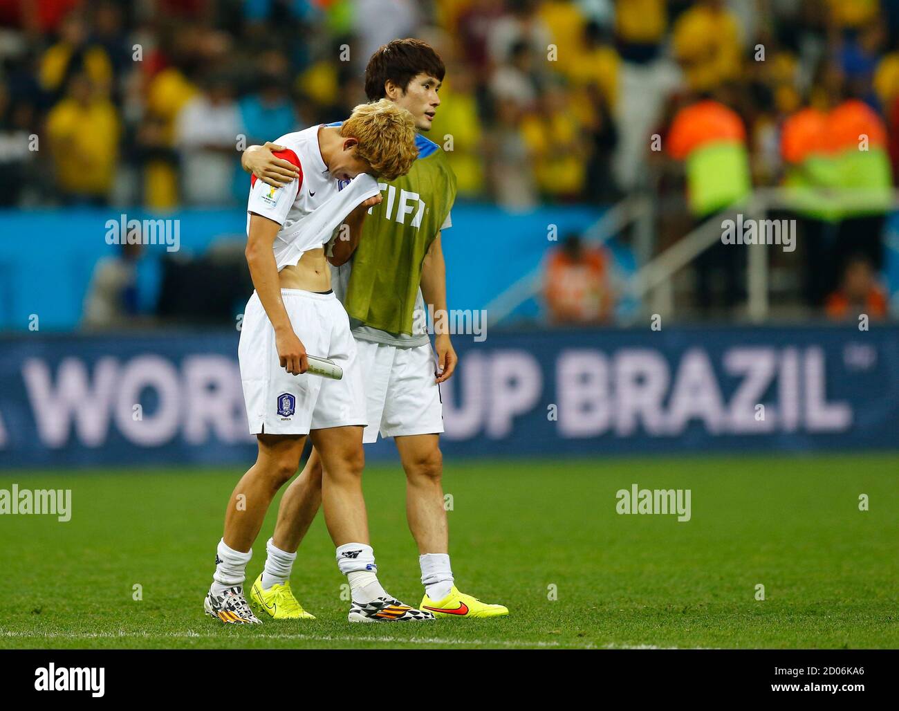 South Korea S Son Heung Min Cries After The 14 World Cup Group H Soccer Match Between Belgium And South Korea At The Corinthians Arena In Sao Paulo June 26 14 Reuters Ivan Alvarado Brazil