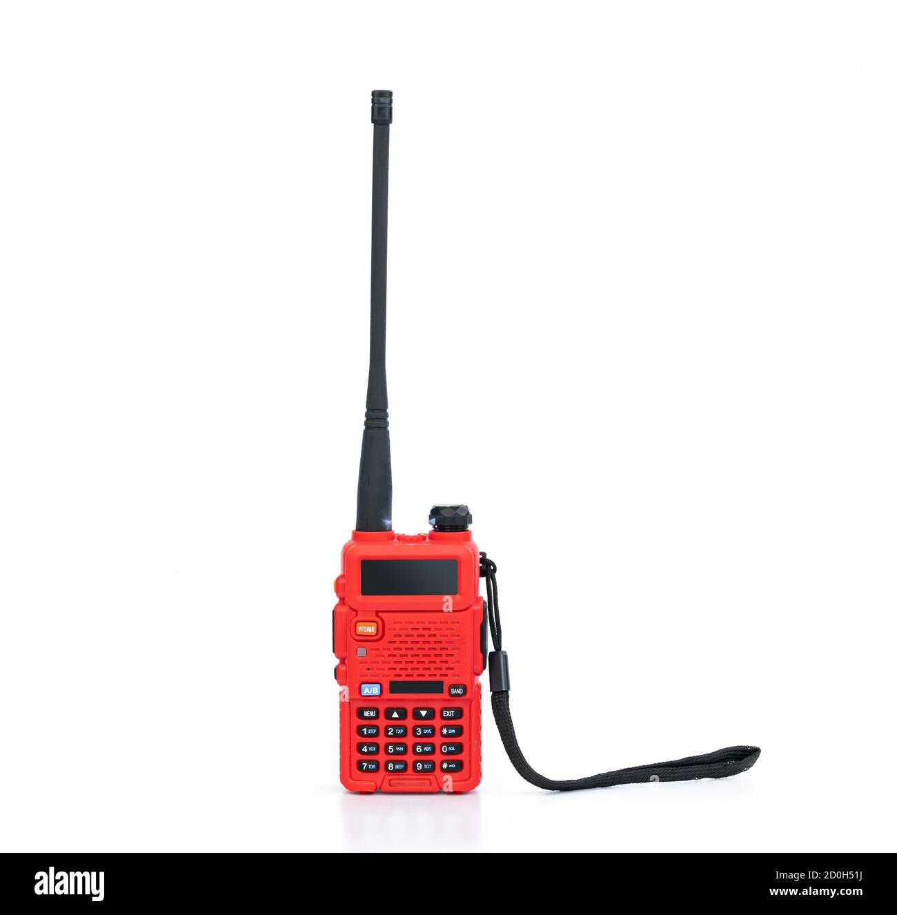 Comunicación por radio para uso general en diversas industrias como la  seguridad, la construcción y las comunicaciones remotas aisladas sobre  fondo blanco Fotografía de stock - Alamy