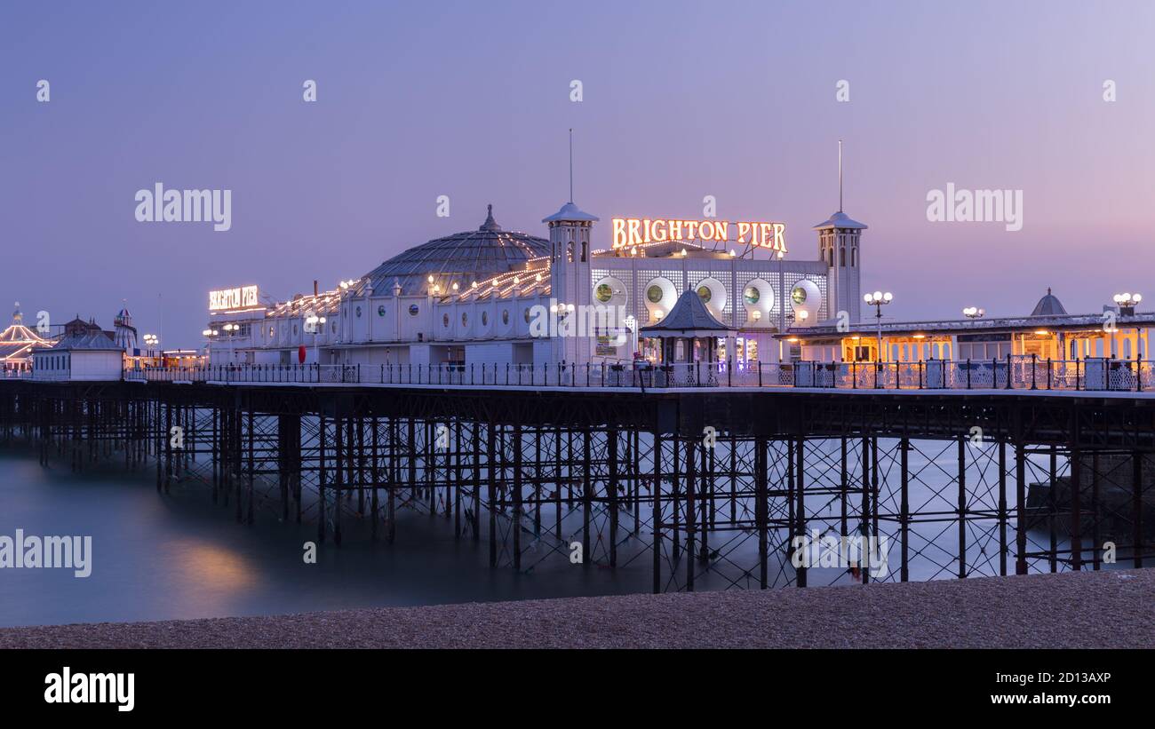 Brighton Pier, East Sussex, Reino Unido Foto de stock