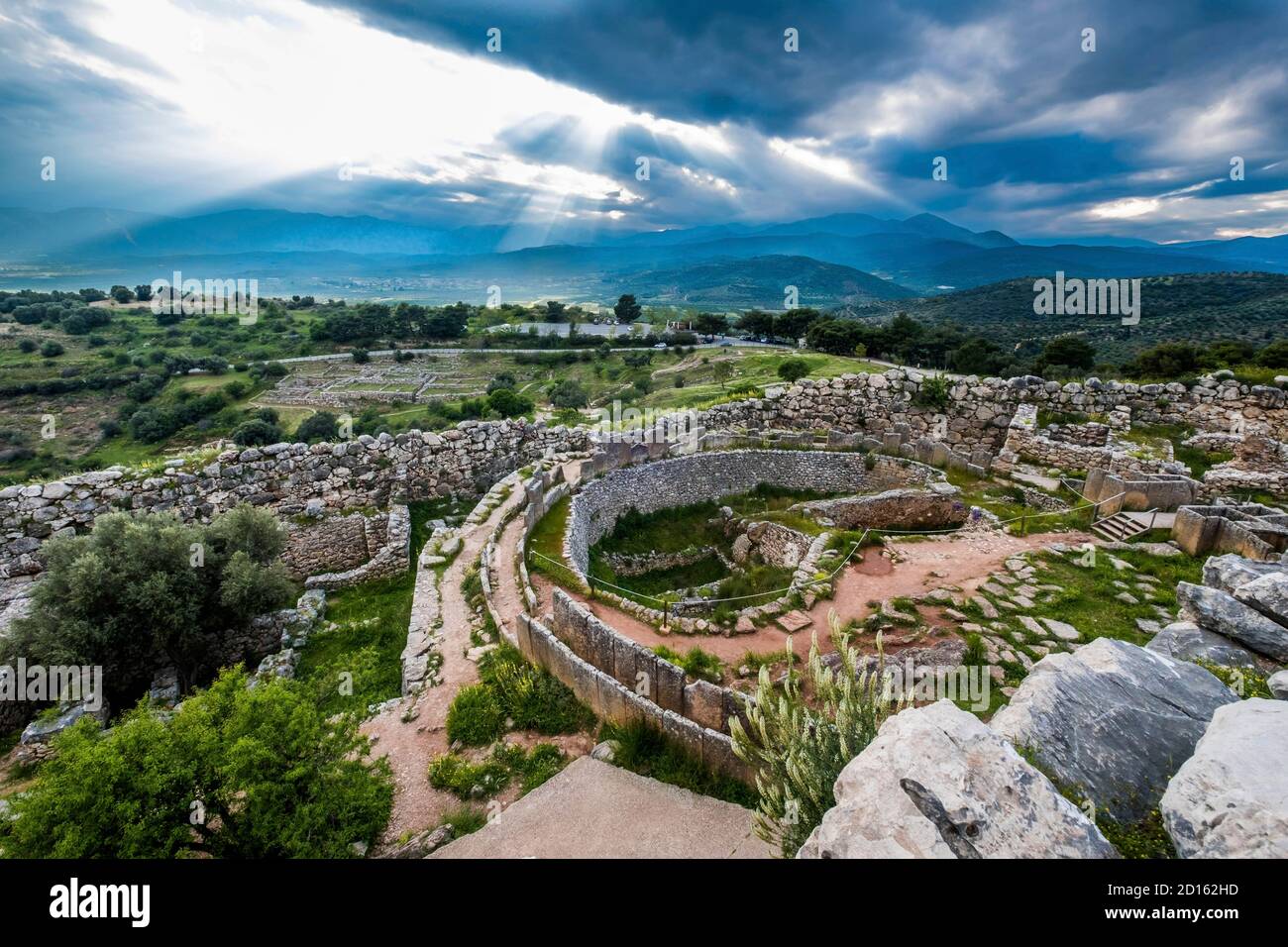 Grecia, Peloponeso, Micenas, sitio arqueológico, Patrimonio de la Humanidad por la UNESCO