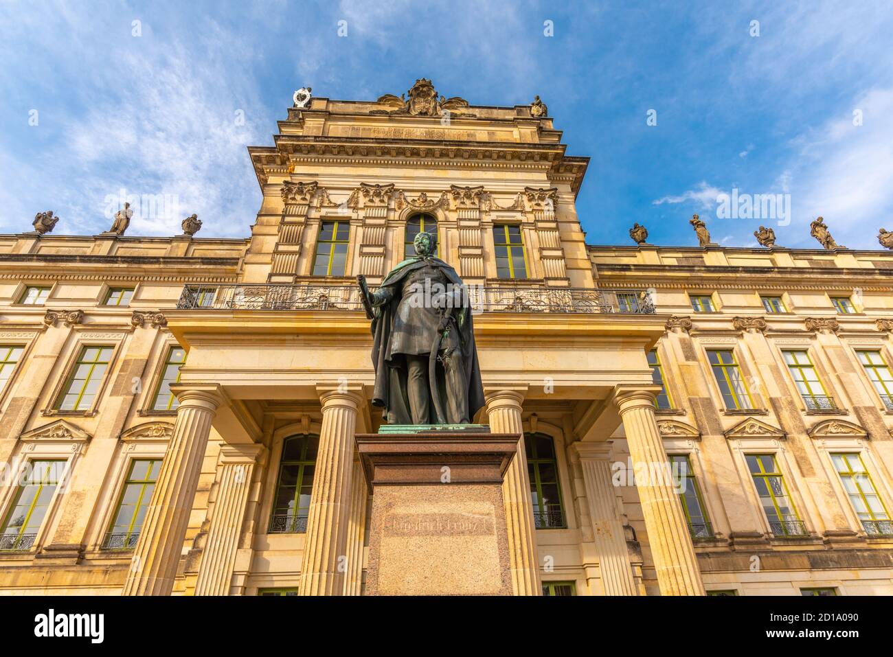 Ludwigslust ducal Palace, Ludwigslust, Mecklemburgo-Pomerania Occidental, Alemania Oriental, Europa Foto de stock