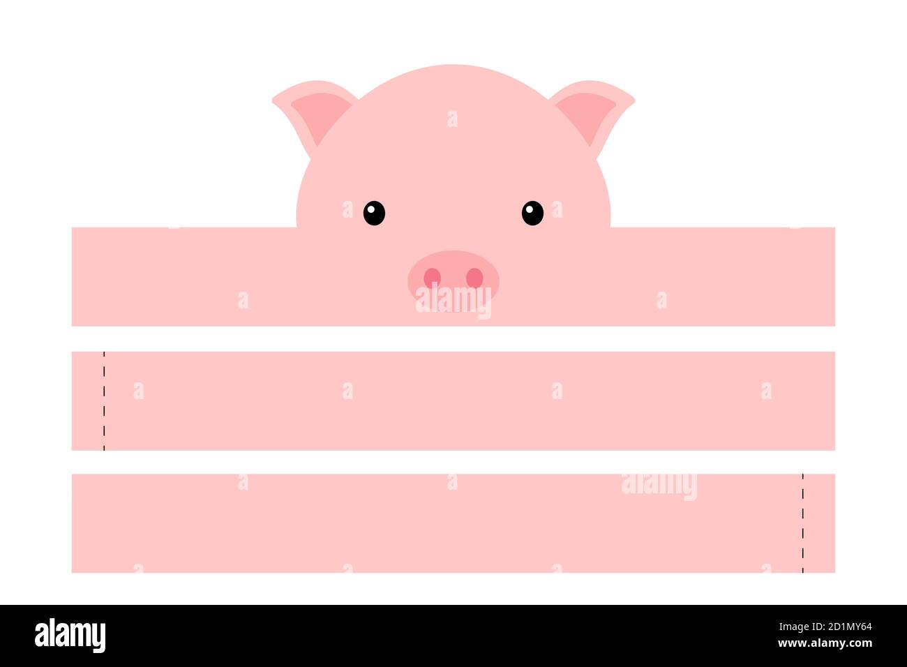Papel Cortado Cerdo Imagenes Recortadas De Stock Alamy