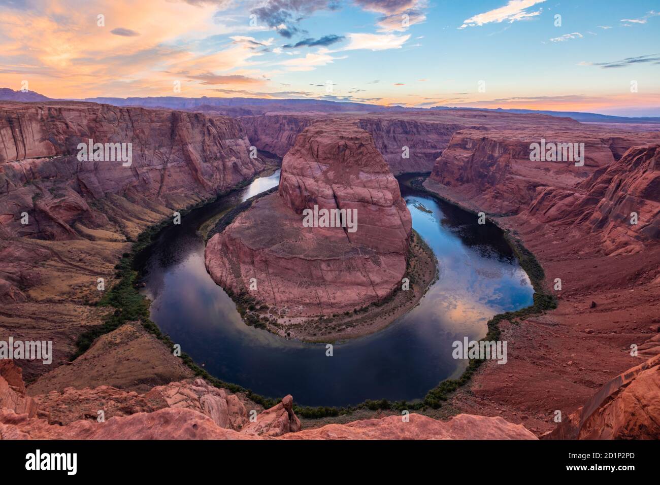 Horseshoe Bend, Arizona Foto de stock