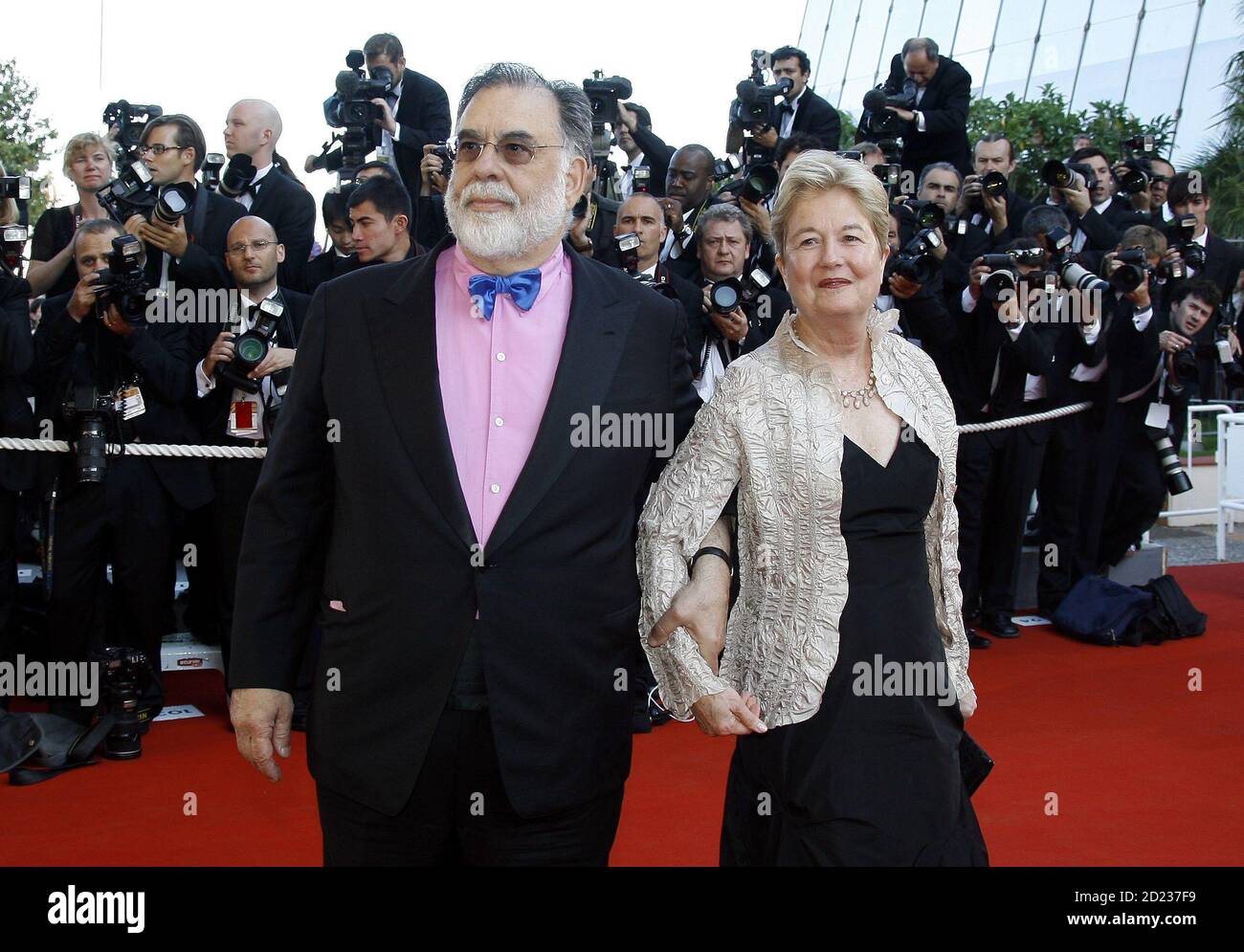 Director Francis Ford Coppola (L) and his wife Eleanor arrive for the screening of their