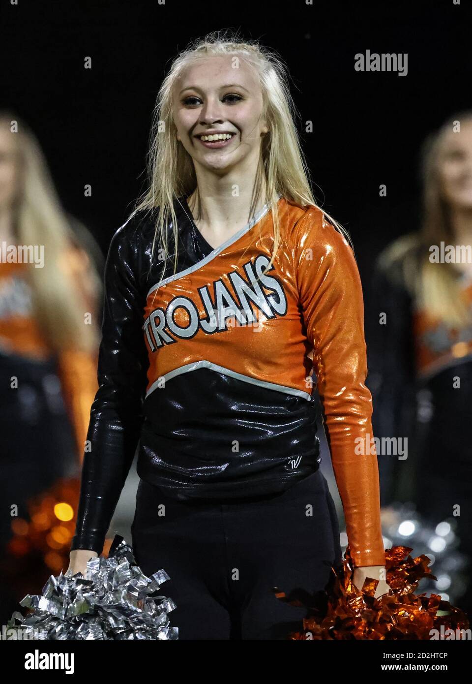 Acción de fútbol con Rigby vs Post Falls High School en Post Falls