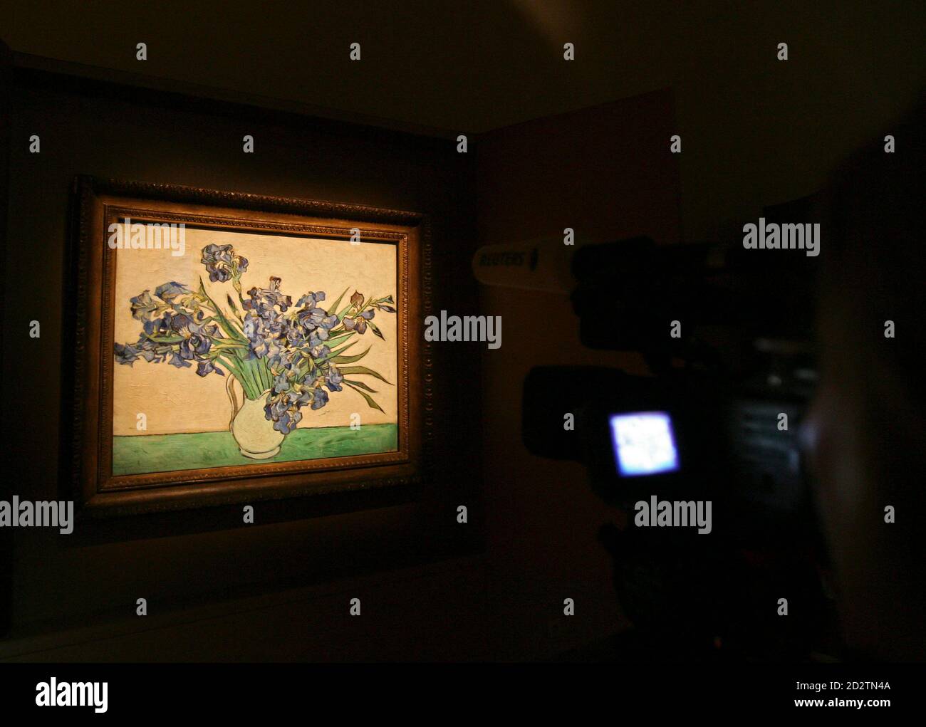 Vincent Van Gogh Irises Van Gogh Museum Fotos e Imágenes de stock - Alamy