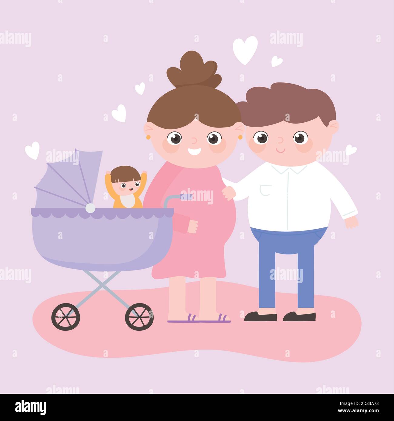 Pregnant Belly Icon In Cartoon Fotos E Imagenes De Stock Alamy