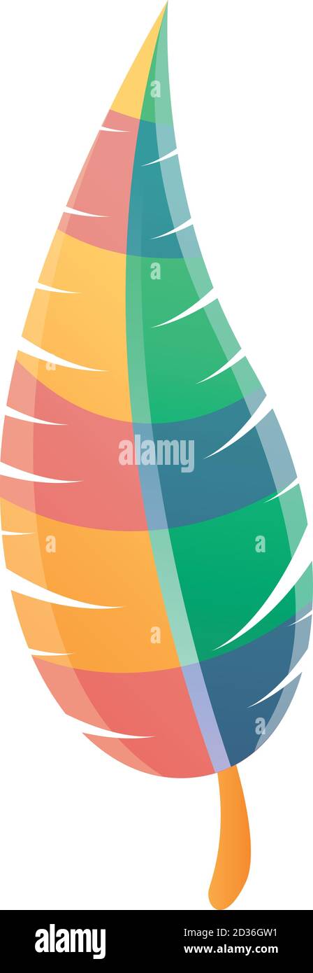 Icono de plumas de colores. Dibujos animados de pluma de colores icono  vector para el diseño web aislado sobre fondo blanco Imagen Vector de stock  - Alamy