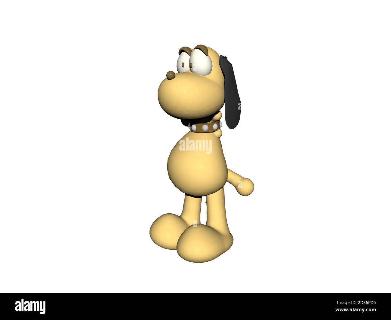 perro de dibujos animados con orejas floppy Fotografía de stock - Alamy