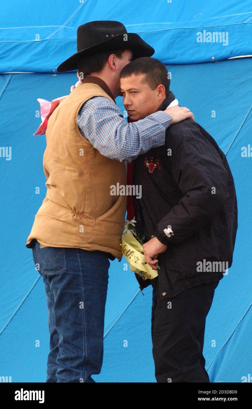 Zeb (R), el esposo de la víctima de asesinato Bobbie Jo