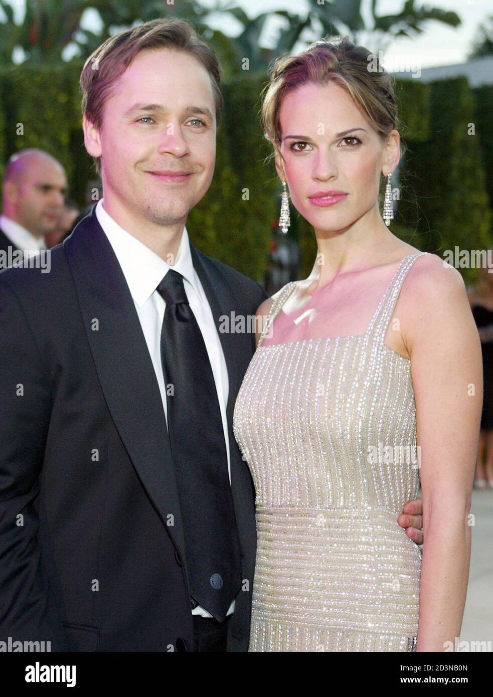 Actor Chad Lowe And His Wife Actress Hilary Swank Arrive At The Vanity Fair Oscar Party At 7390