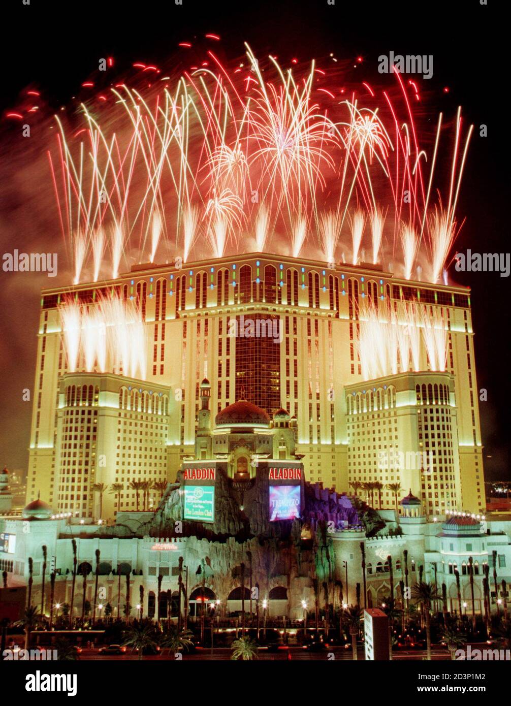 aladdin hotel las vegas implosion