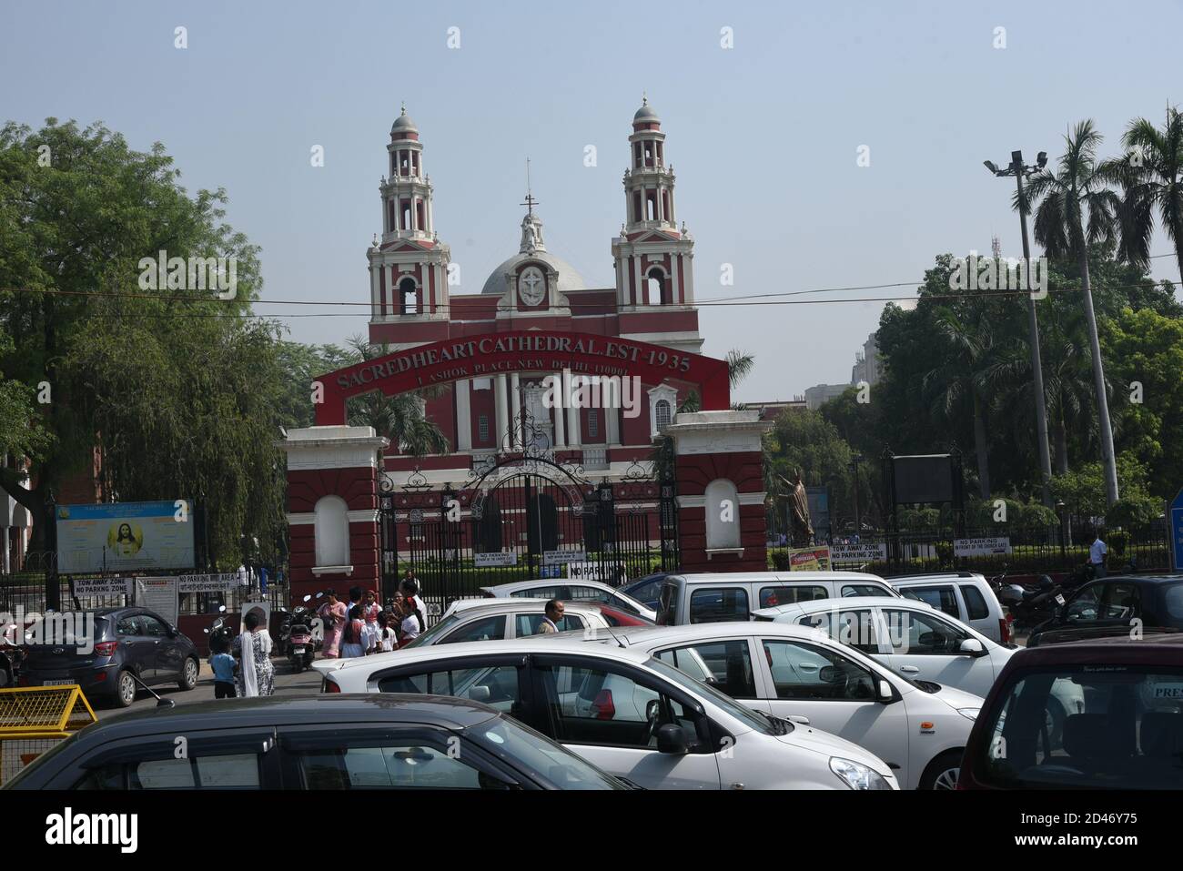 NUEVA DELHI, INDIA la Catedral del Sagrado corazón, una iglesia