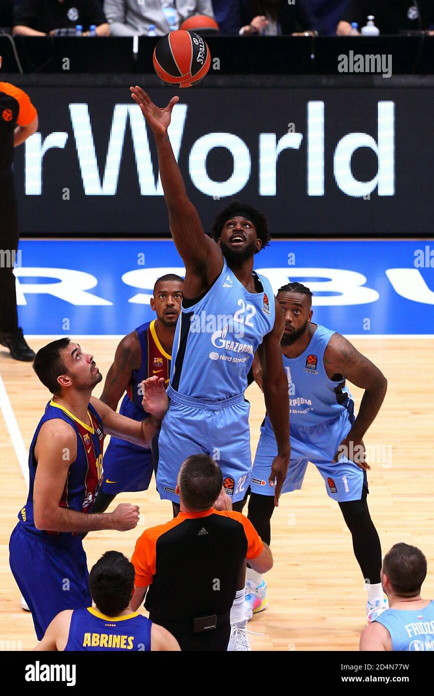 Baloncesto. Euroliga. BC Zenit - BC Barcelona. Jugador BC Zenit Alex  Poythress 22 Fotografía de stock - Alamy