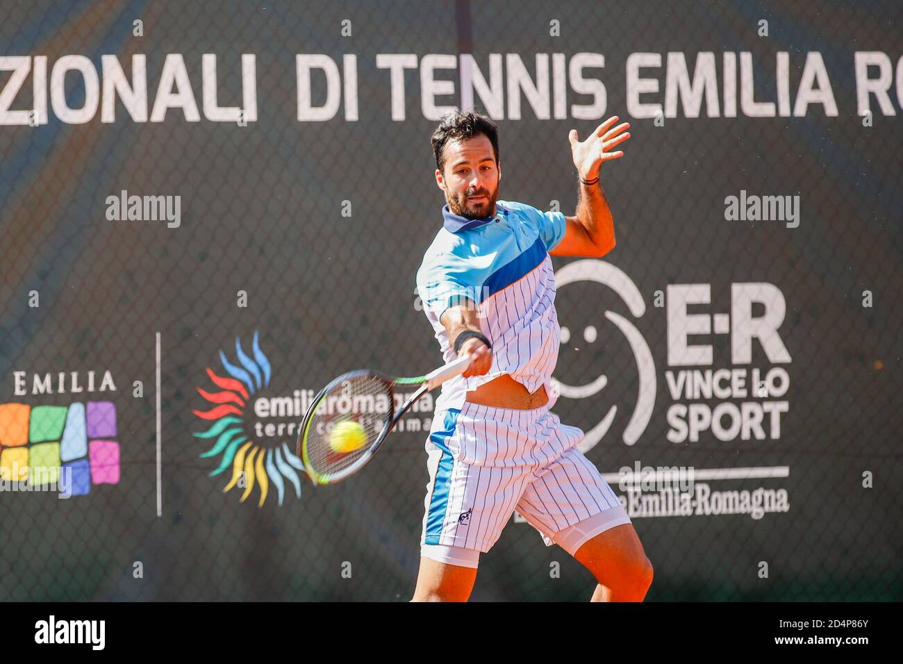 Salvatore Caruso durante ATP Challenger 125 - Internazionali Emilia Romagna, Tenis Internacionales en parma, Italia, Octubre 09 2020 Foto de stock