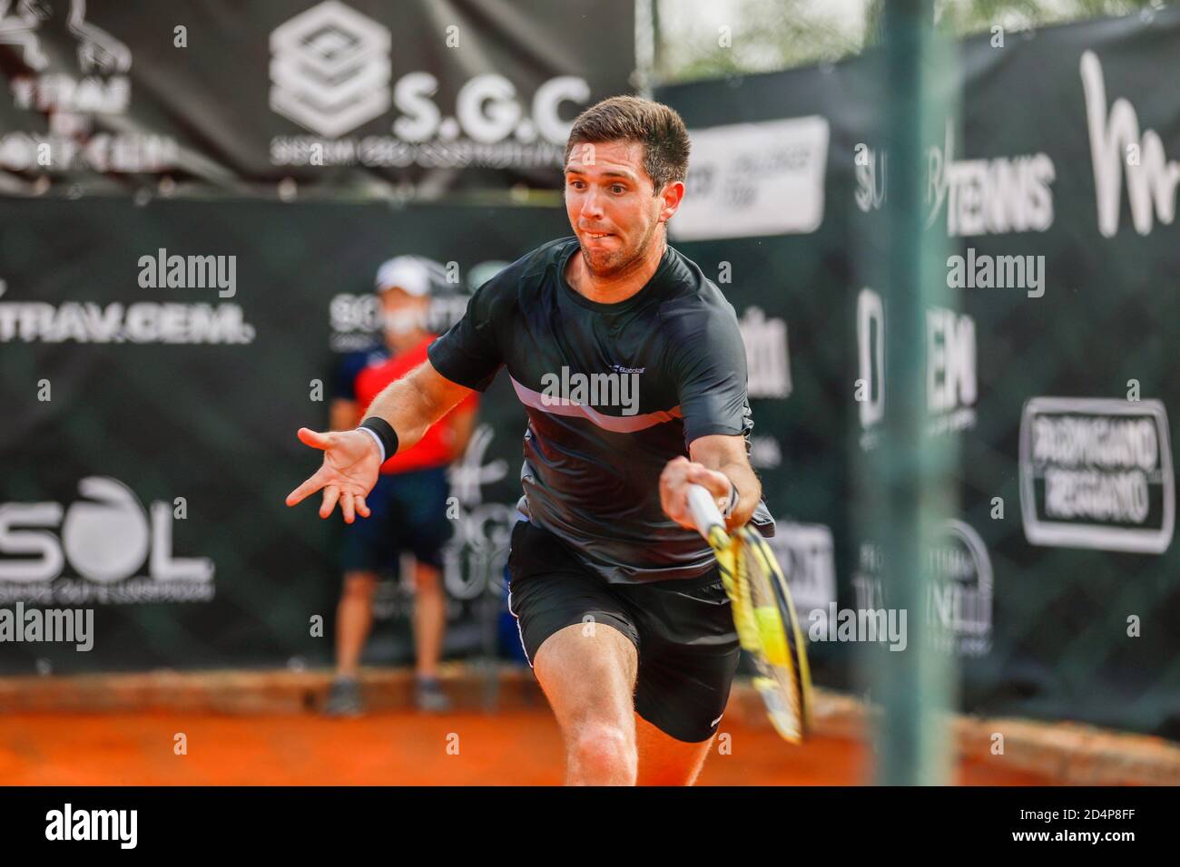 Ederico Delbonis durante ATP Challenger 125 - Internazionali Emilia Romagna, Tennis Internationals, parma, Italia, 09 Oct 2020 crédito: LM/Roberta Corrad Foto de stock