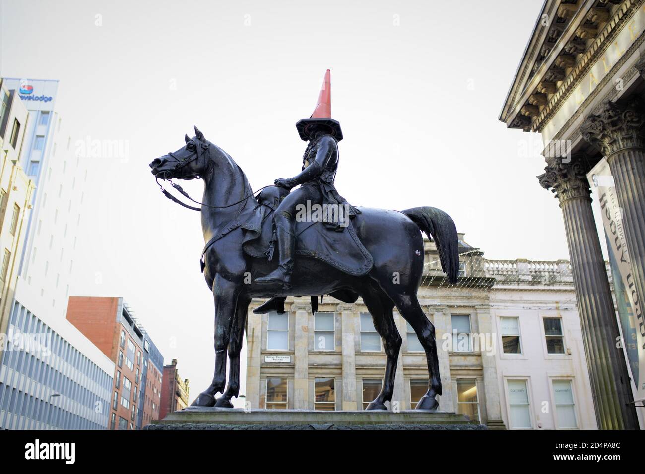 El Duque de Wellington. Foto de stock
