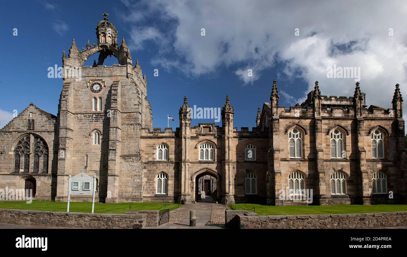Panorama del King's College, Aberdeen Foto de stock