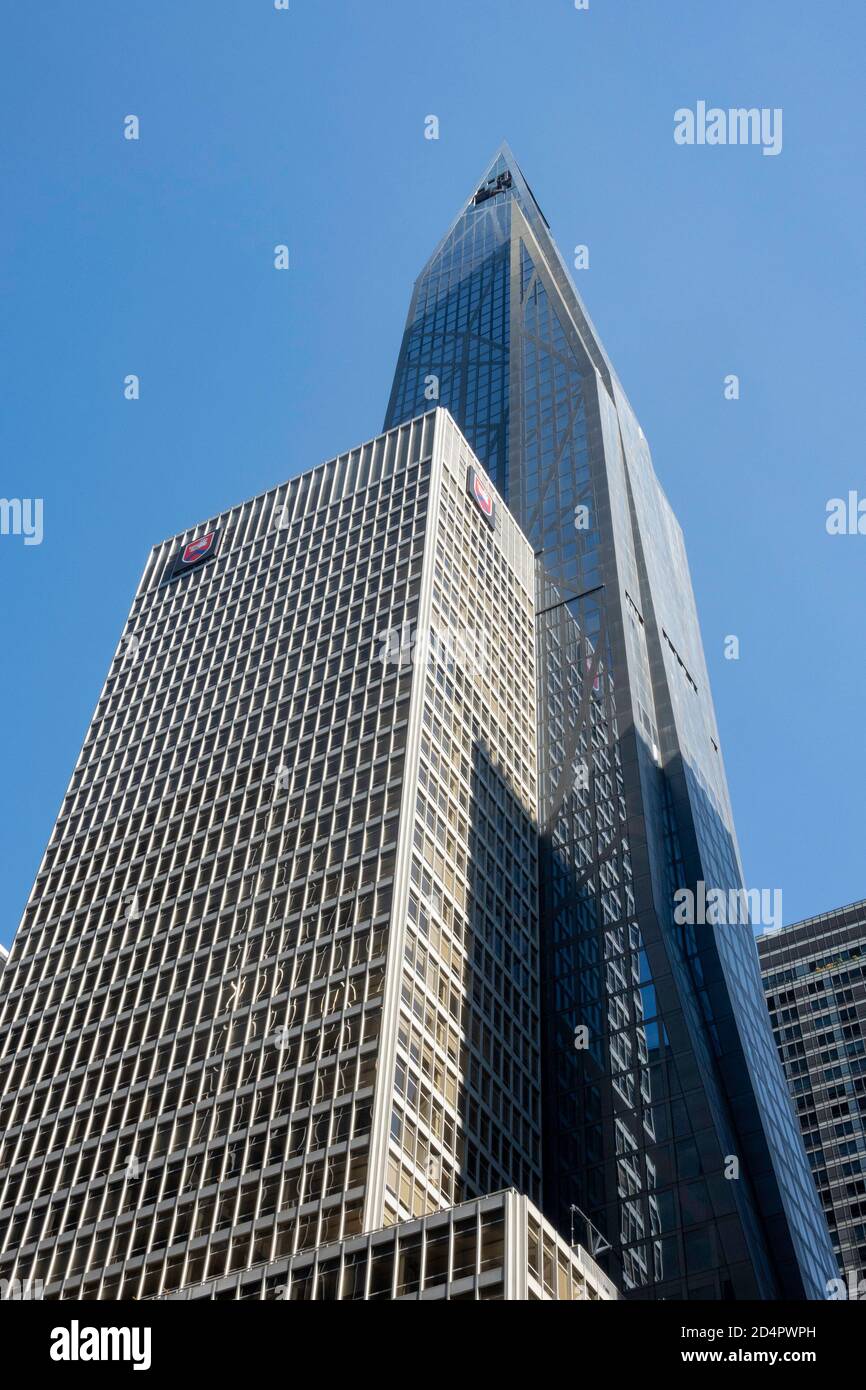 53 W 53nd Street es un rascacielos superalto de uso mixto, Nueva York, Estados Unidos Foto de stock