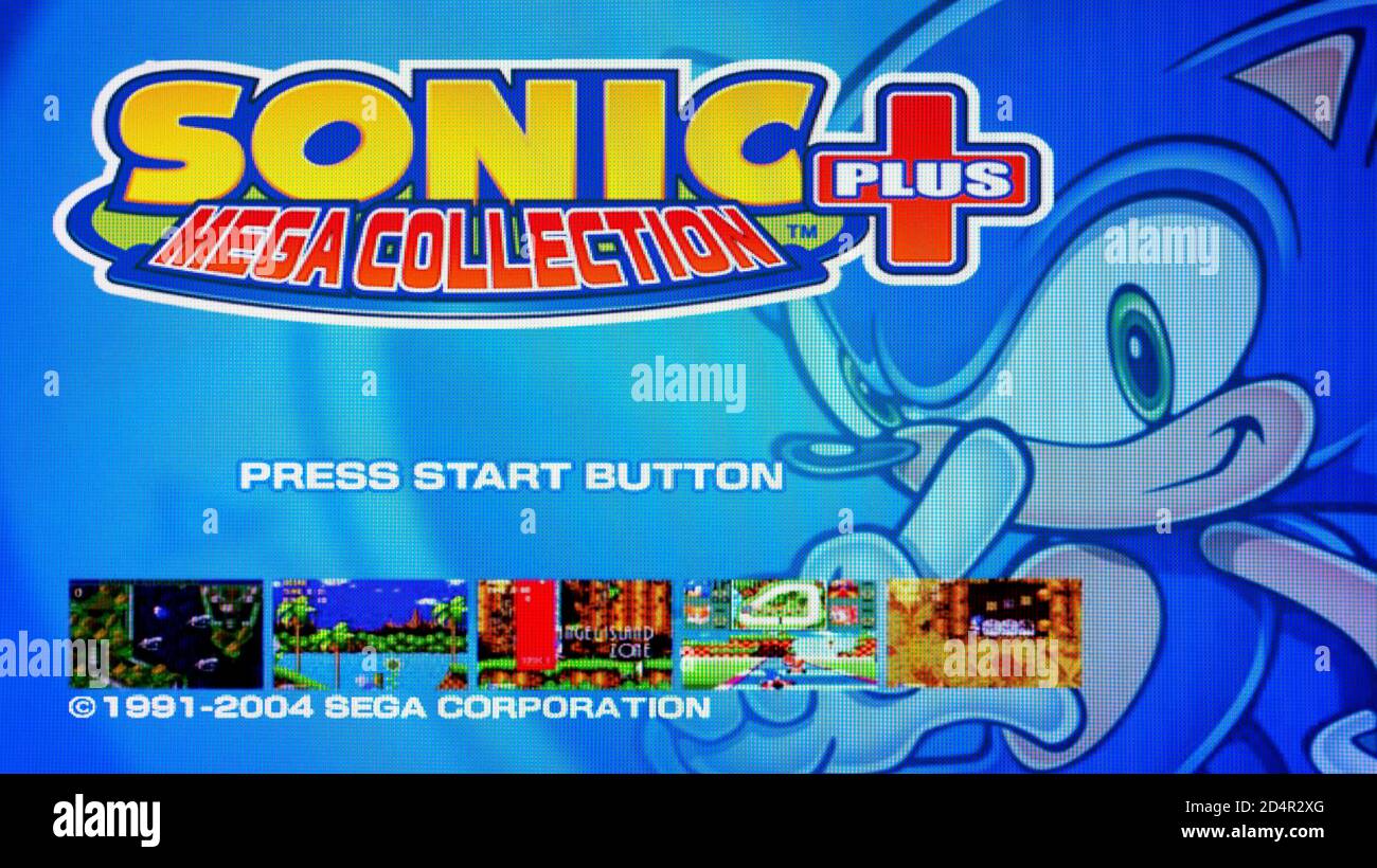 Sonic Mega Collection - Sony PlayStation 2 PS2 - Editorial usar solo  Fotografía de stock - Alamy