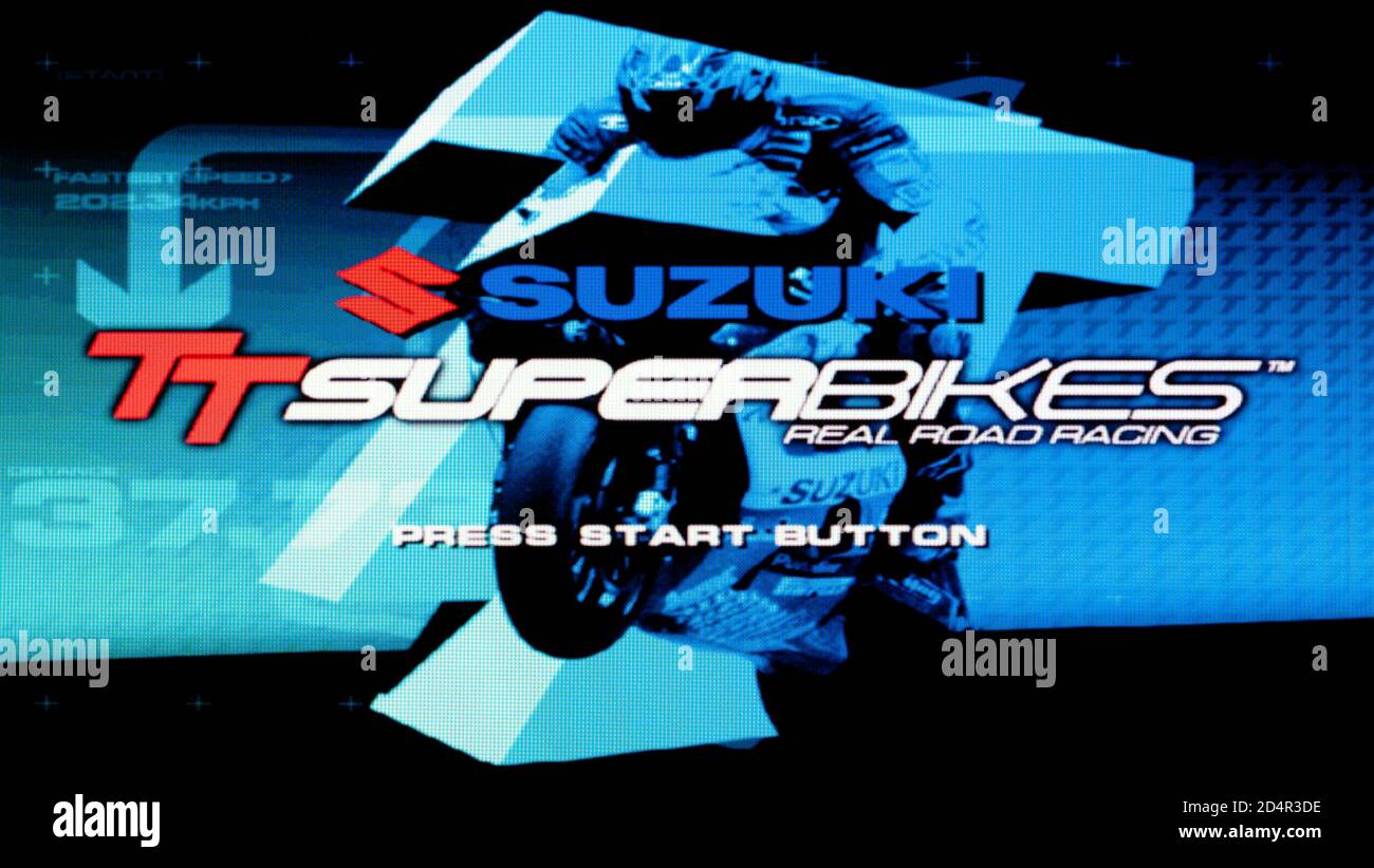 Suzuki Super-Bikes Real Road Racing - Sony PlayStation 2 PS2 - sólo uso  editorial Fotografía de stock - Alamy