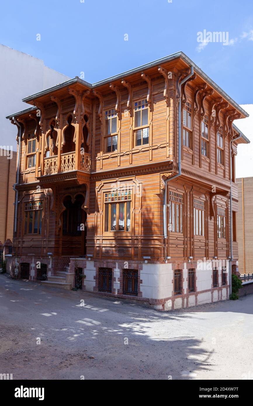 Corlu, Tekirdag / Turquía - 08.10.2020: Casa Museo tradicional de Corlu Foto de stock