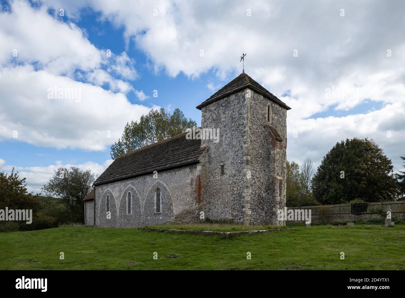 Iglesia de San Botolfo, Botolph's, West Sussex Foto de stock