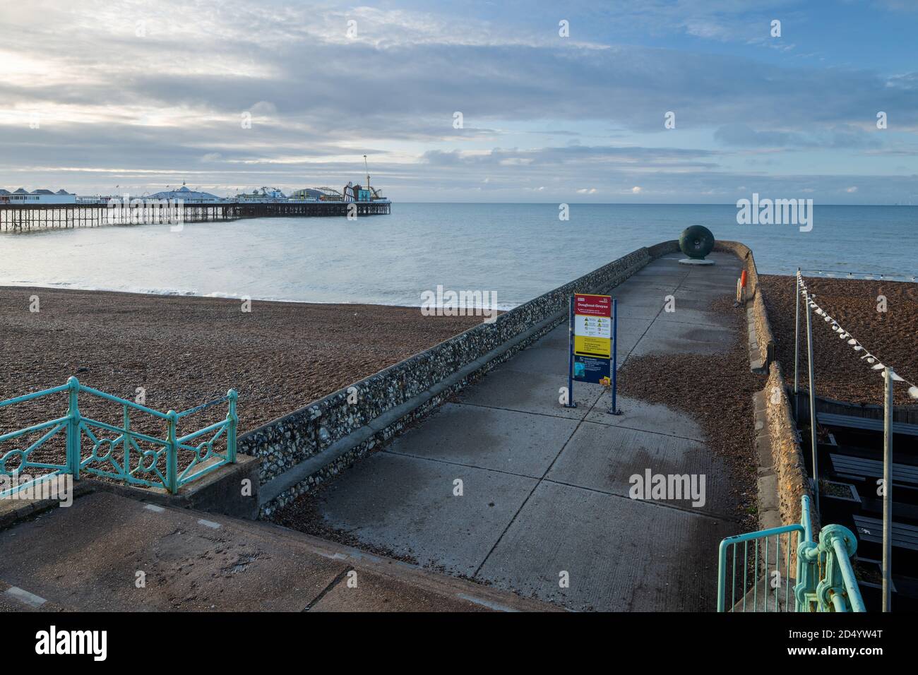Paseo marítimo de Brighton. East Sussex, Inglaterra, Reino Unido Foto de stock