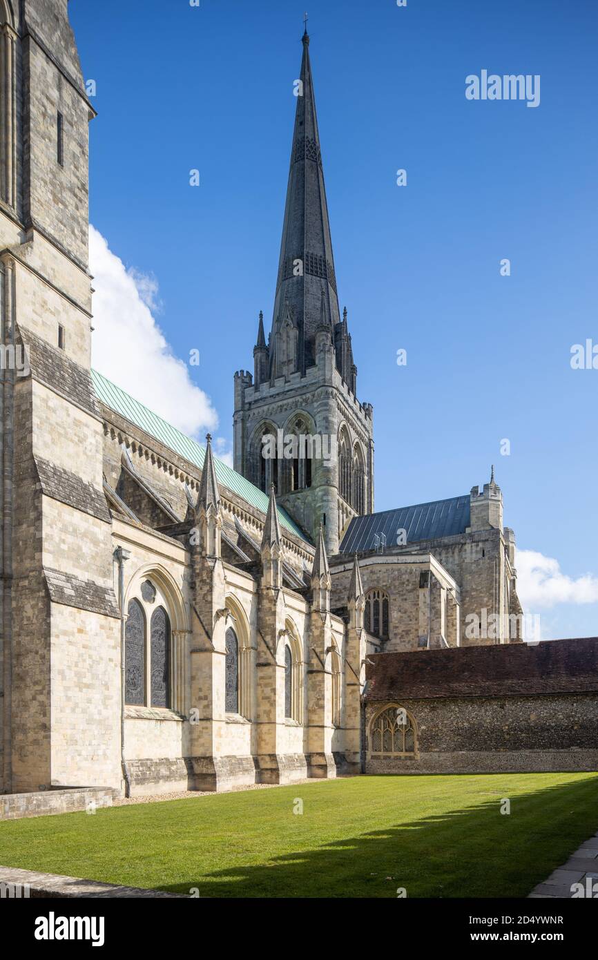 Catedral de Chichester, Chichester, West Sussex, Reino Unido Foto de stock