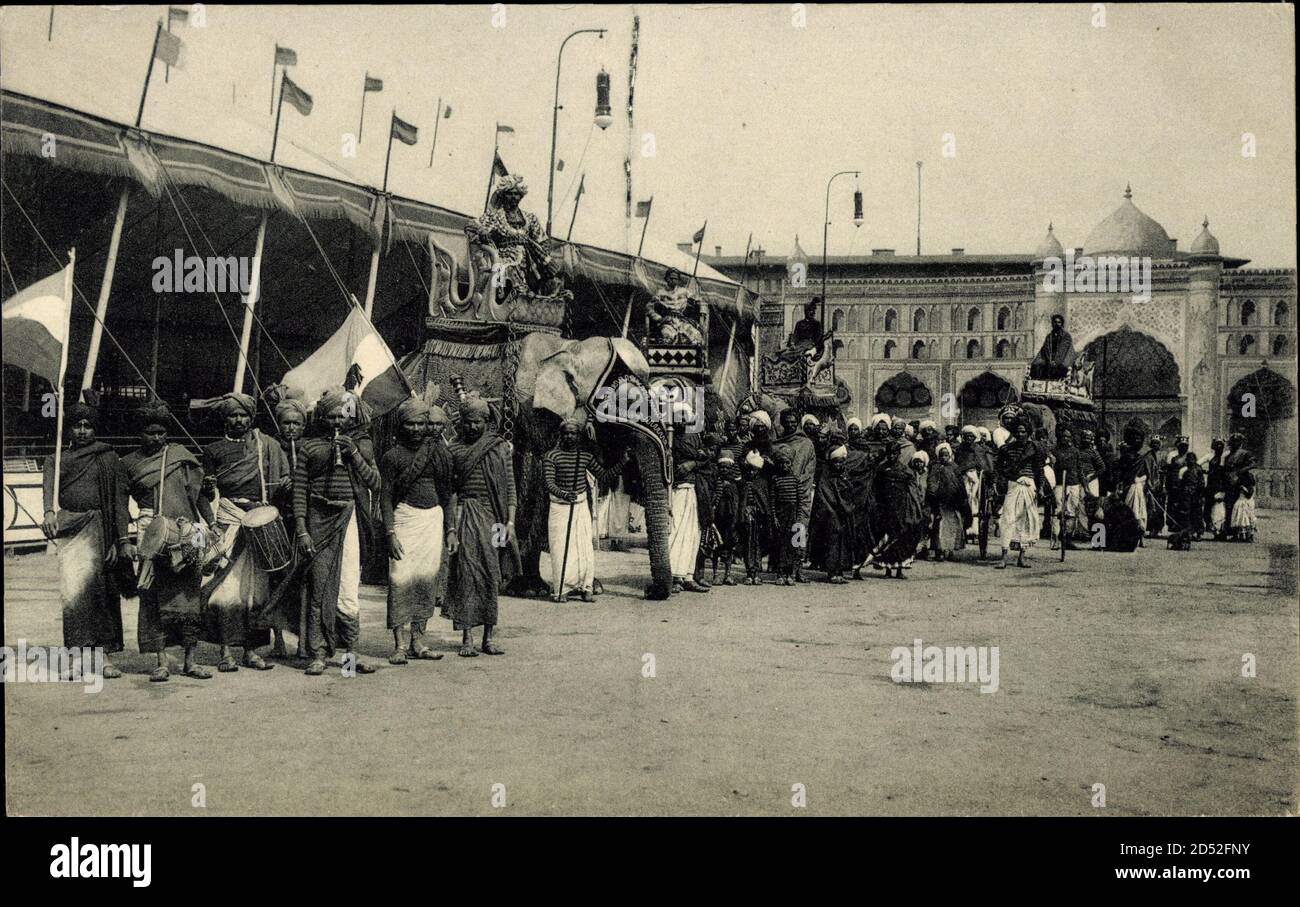 Gustav Hagenbeck's größte indische Völkerschau der Welt, Elefant uso
