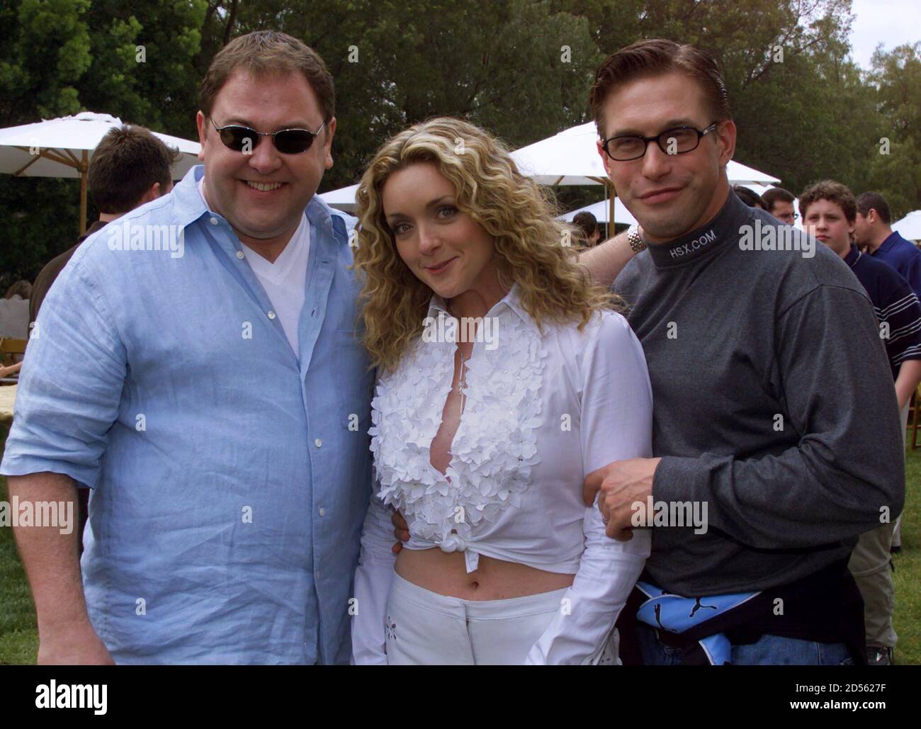 Co stars Mark Addy L Jane Krakowski And Stephen Baldwin Pose Together At The Party Following 