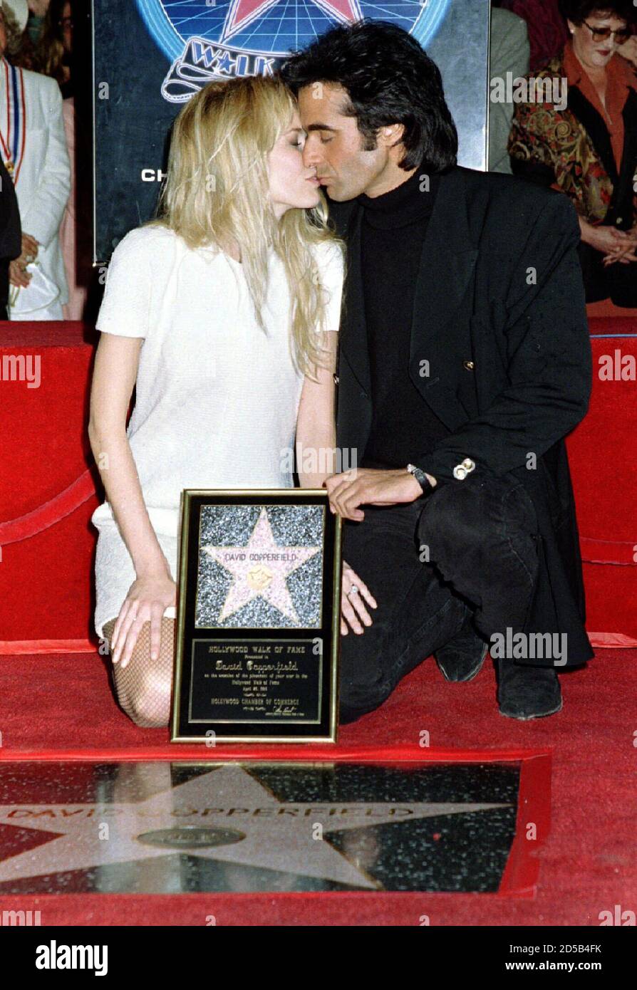 David Copperfield And Claudia Schiffer Fotos