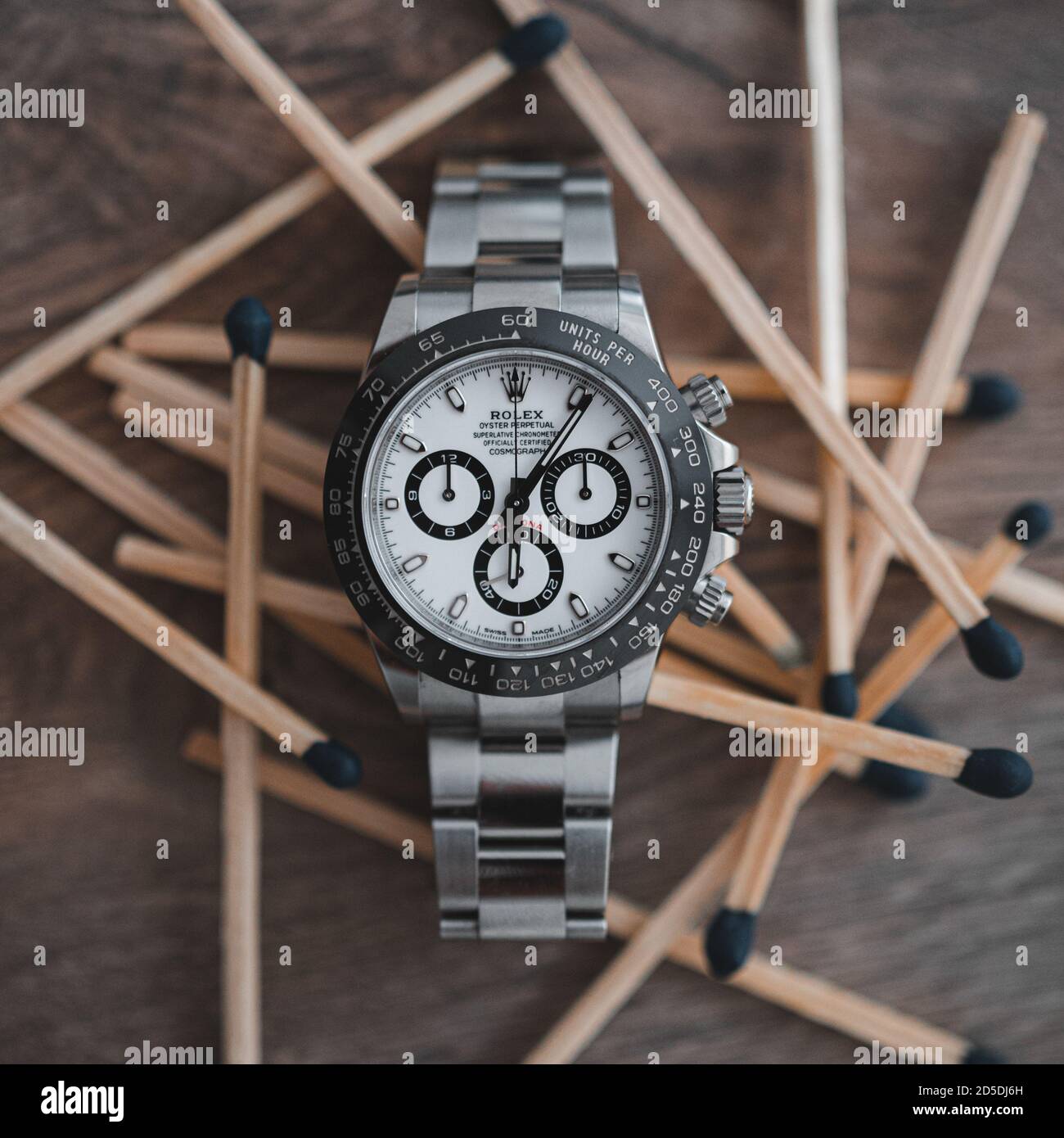 BELGRADO, SERBIA - Aug 22, 2020: Rolex Daytona ref:116500LN, cronógrafo de  lujo reloj de acero inoxidable, fotografía tomada en los partidos  Fotografía de stock - Alamy