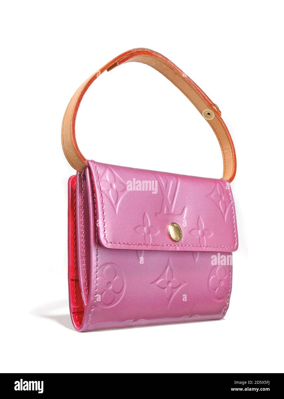 Louis Vuitton bolso en color rosa de fondo Fotografía de stock - Alamy