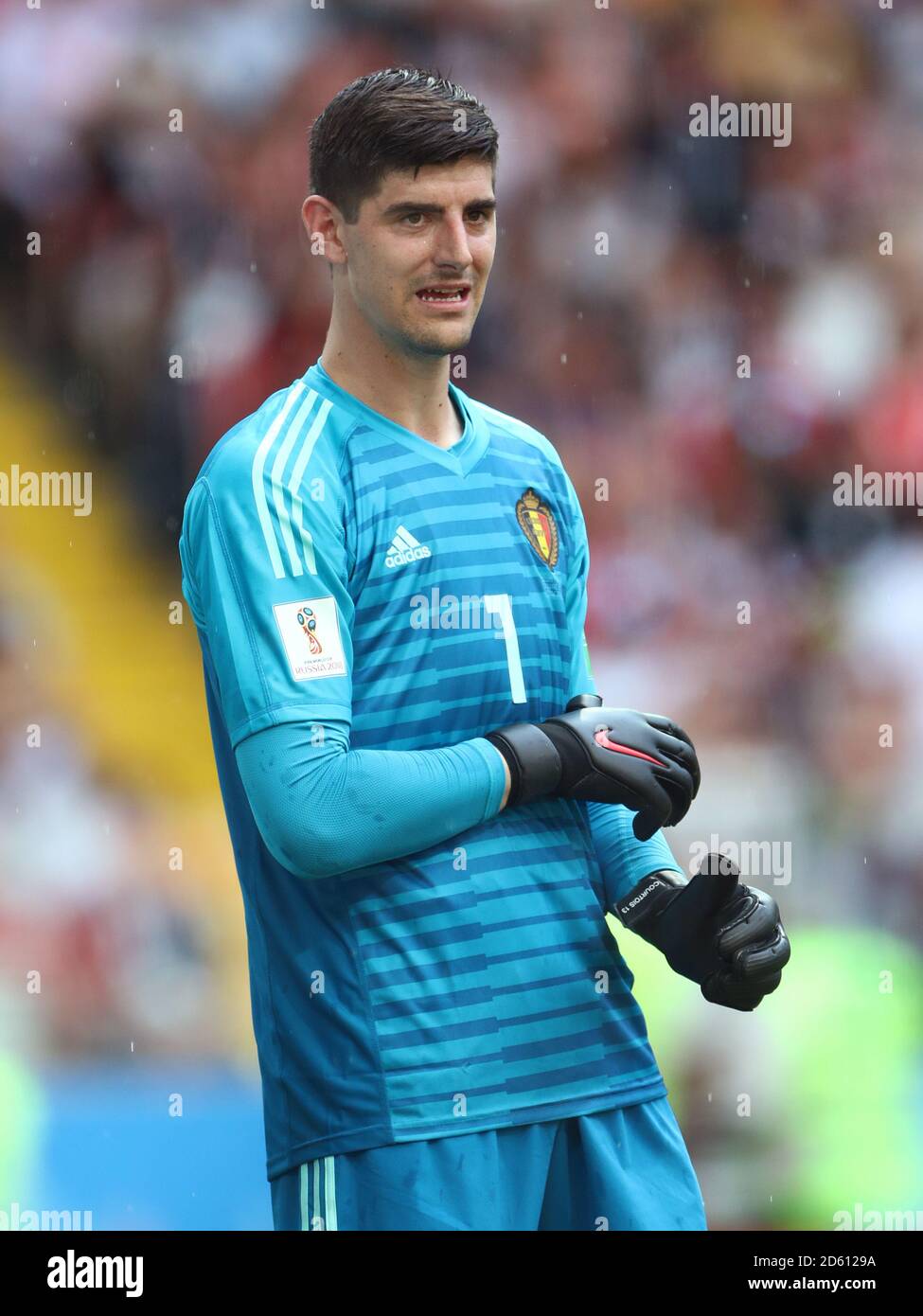 alfiler congestión alabanza El portero belga Thibaut Courtois Fotografía de stock - Alamy