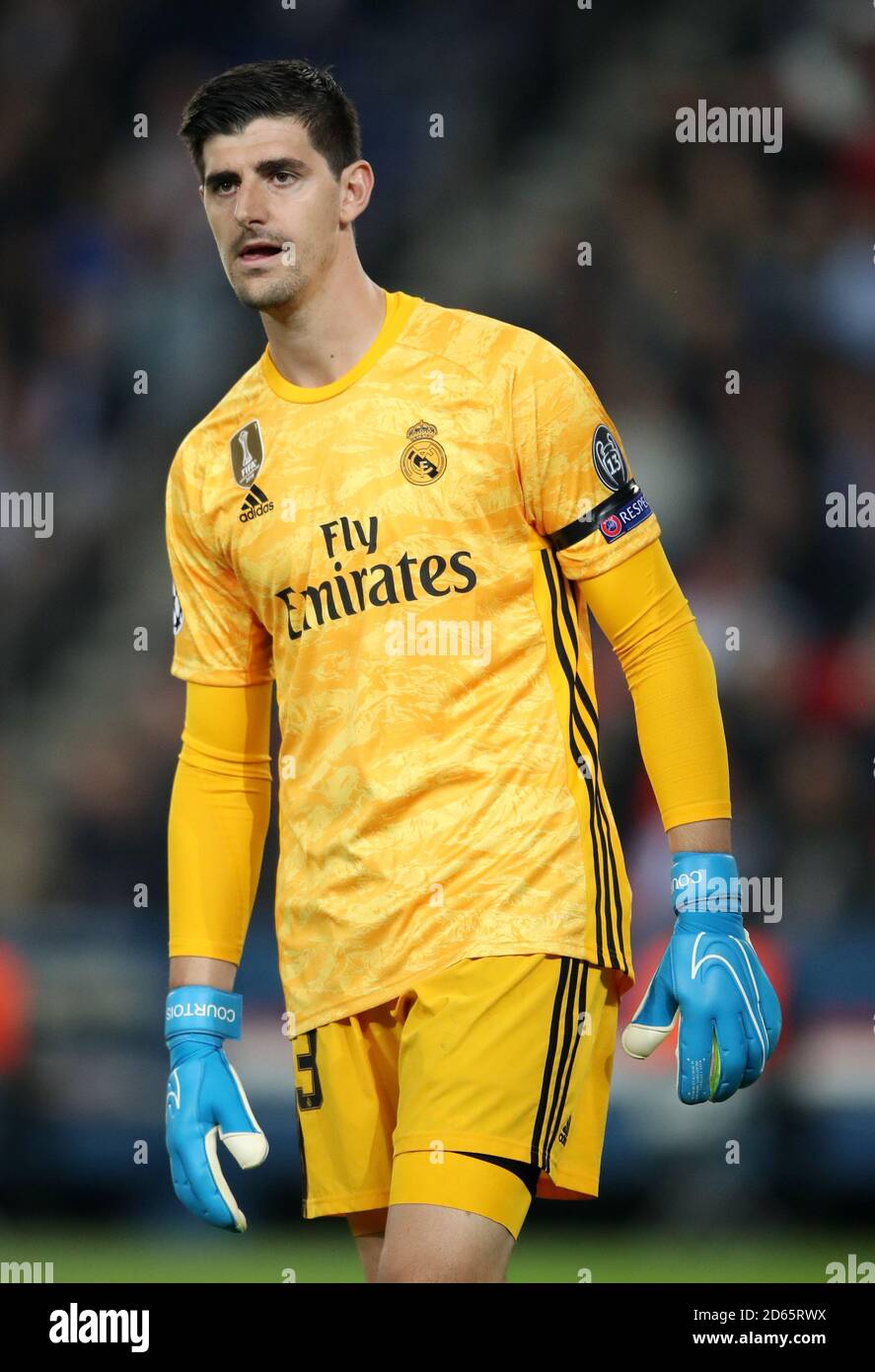 Portero del Real Madrid, Thibaut Courtois Fotografía de stock - Alamy