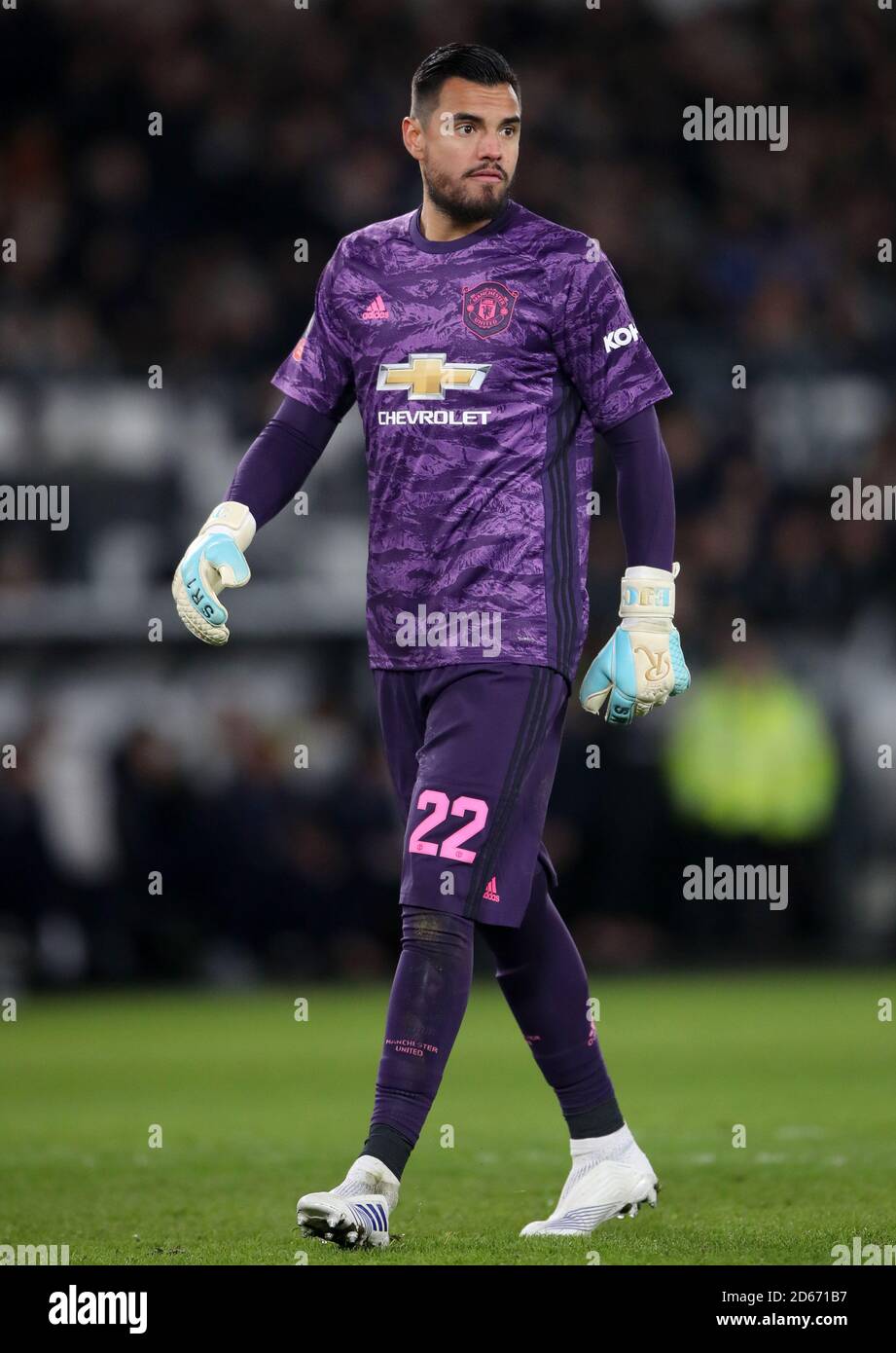 Manchester United portero Sergio Romero Fotografía de stock - Alamy