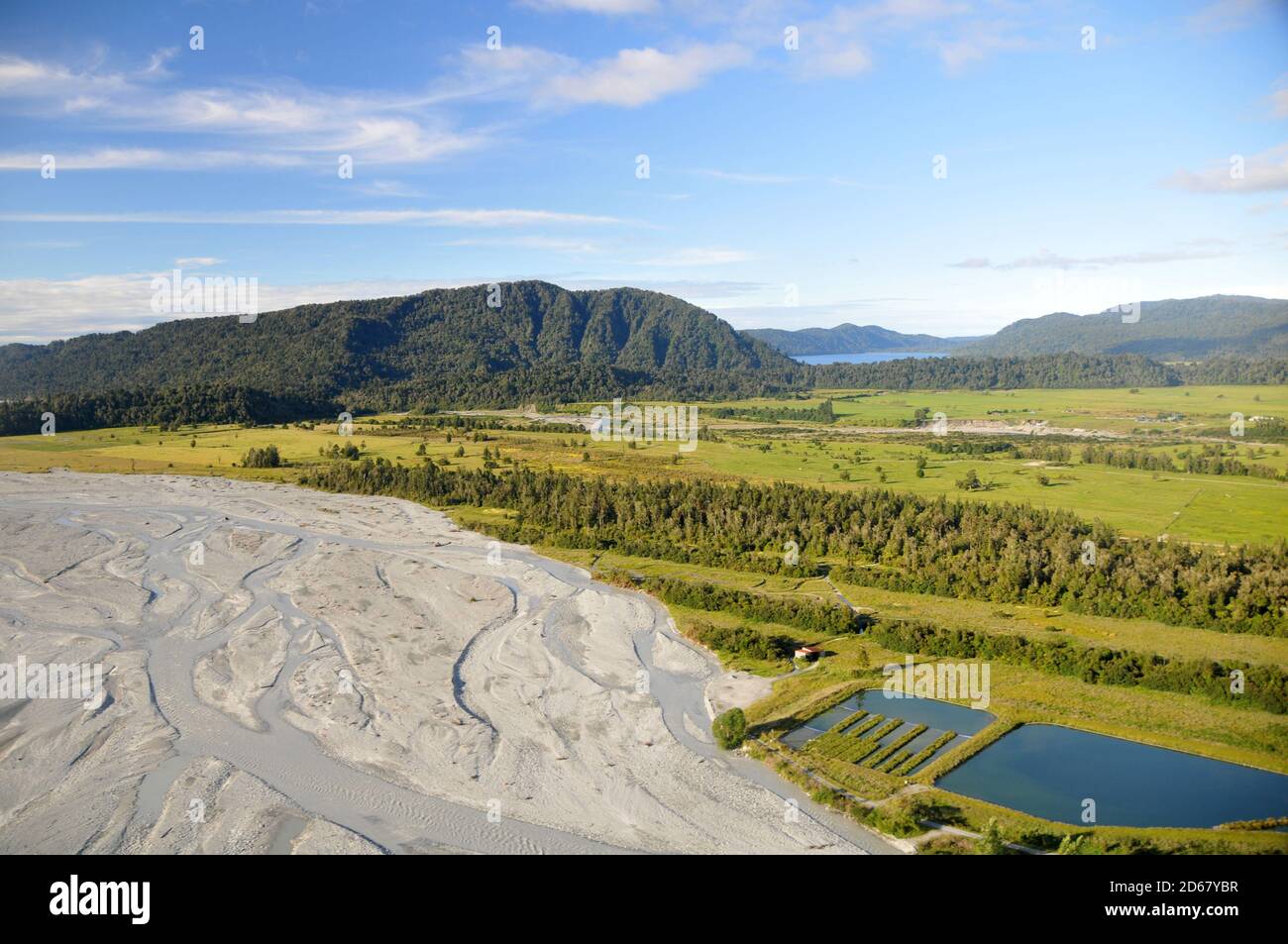 Valle de Franz Josef, Franz Josef, Isla del Sur, Nueva Zelanda Foto de stock