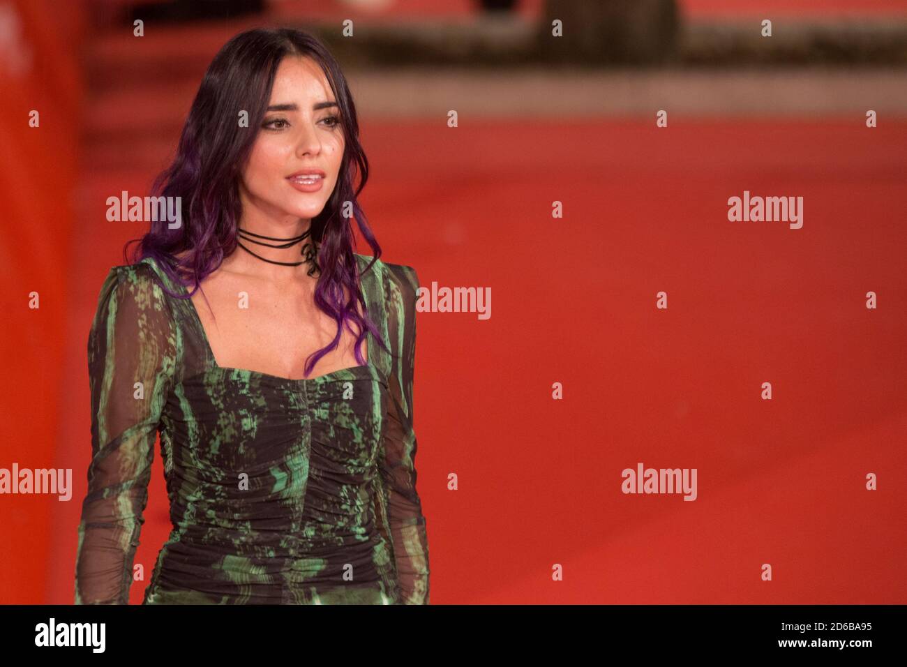 Roma, Italia. 15 de octubre de 2020. La cantante italiana Giulia Penna en  Red Carpet de la primera noche del Festival de Cine de Roma 2020, el 15 de  octubre de 2015 (