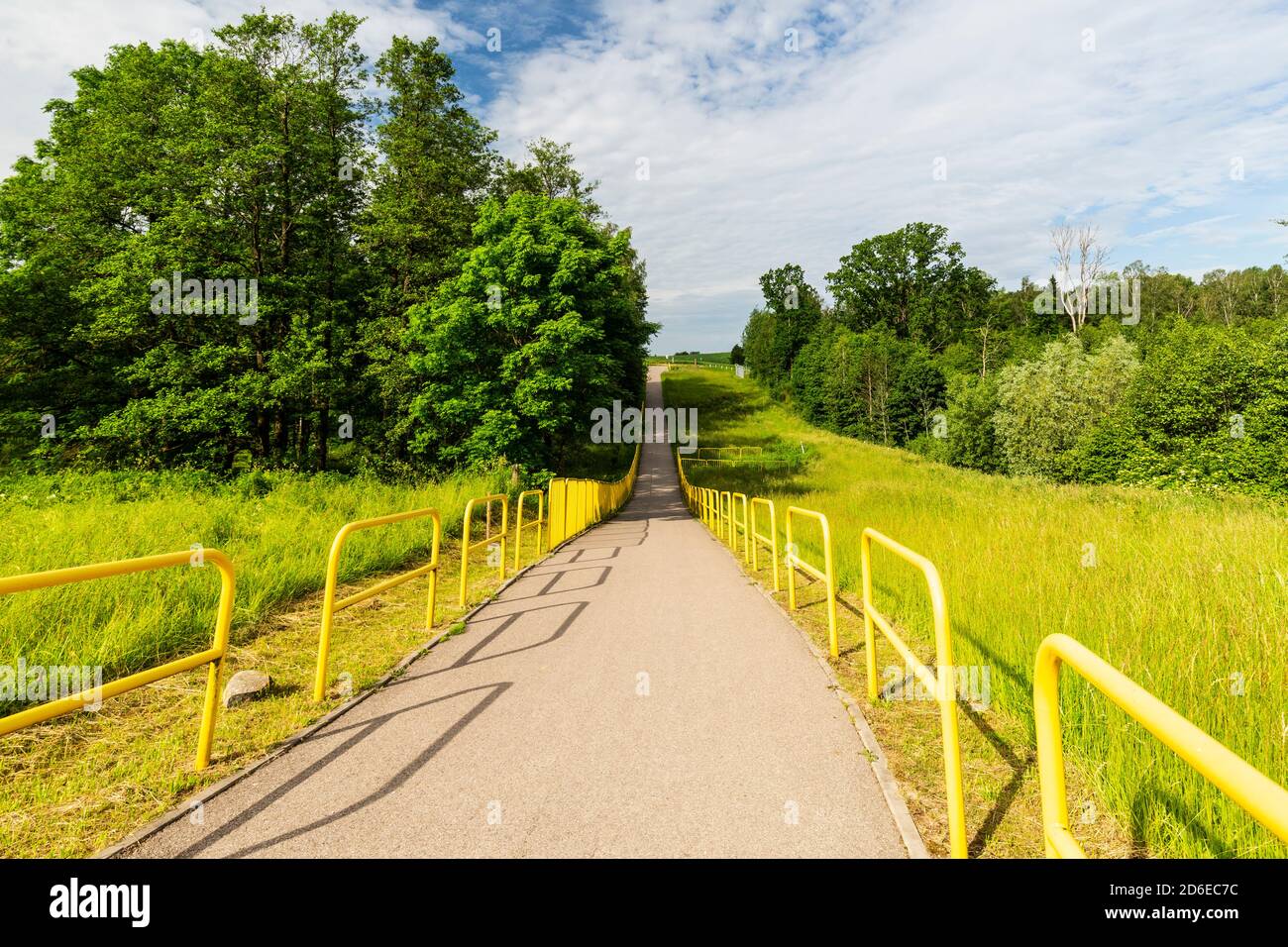 Europa, Polonia, Podlaskie Voivodeship, Suwalskie / Suwalszczyzna - zona fronteriza Wisztyniec Foto de stock