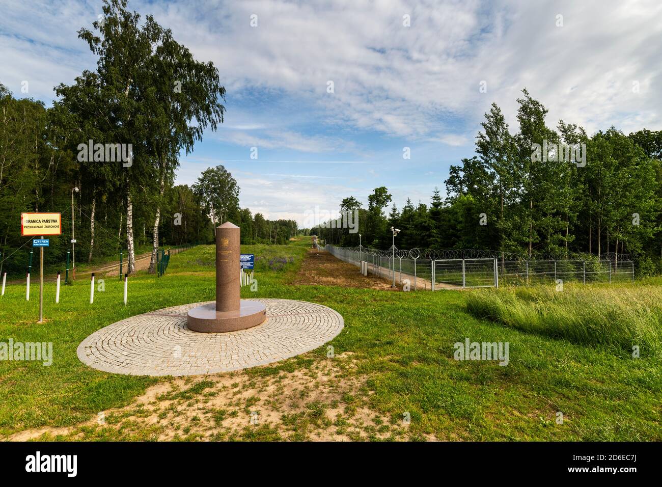 Europa, Polonia, Podlaskie Voivodeship, Suwalskie / Suwalszczyzna - zona fronteriza Wisztyniec Foto de stock