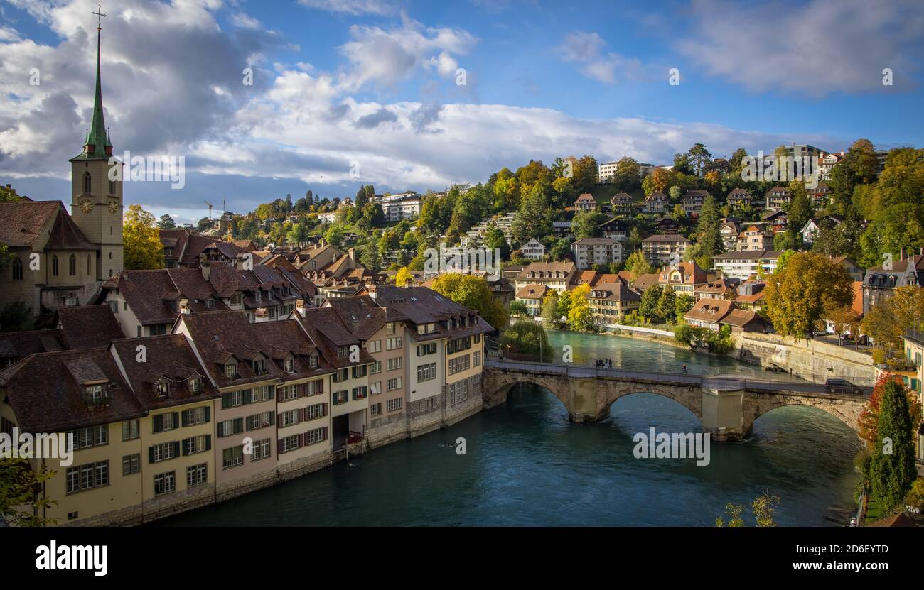 El distrito histórico de Berna la capital de Suiza Fotografía de