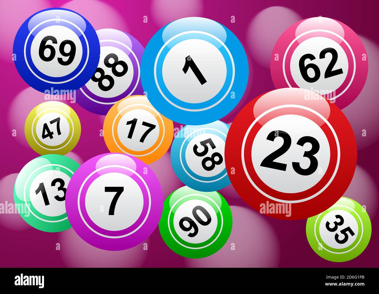 Bolas De Loteria Com Números De Ilustração De Loteria. ícone Para Jogos  Online. Ilustração do Vetor - Ilustração de cassino, bingo: 228255656