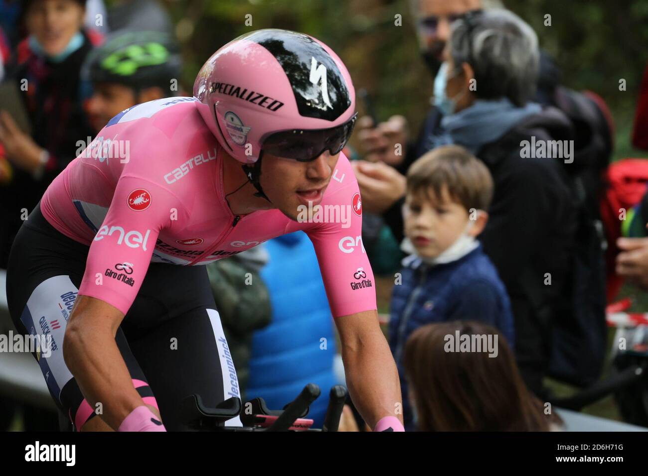 valdobbiadene, Italia, 17 Oct 2020, Joao Almeida (DECEUNINCK – RÁPIDO – PASO) durante Conegliano - Valdobbiadene, Tour en bicicleta de Italia - crédito: LM/Luca Tedeschi/Alamy Live News Foto de stock