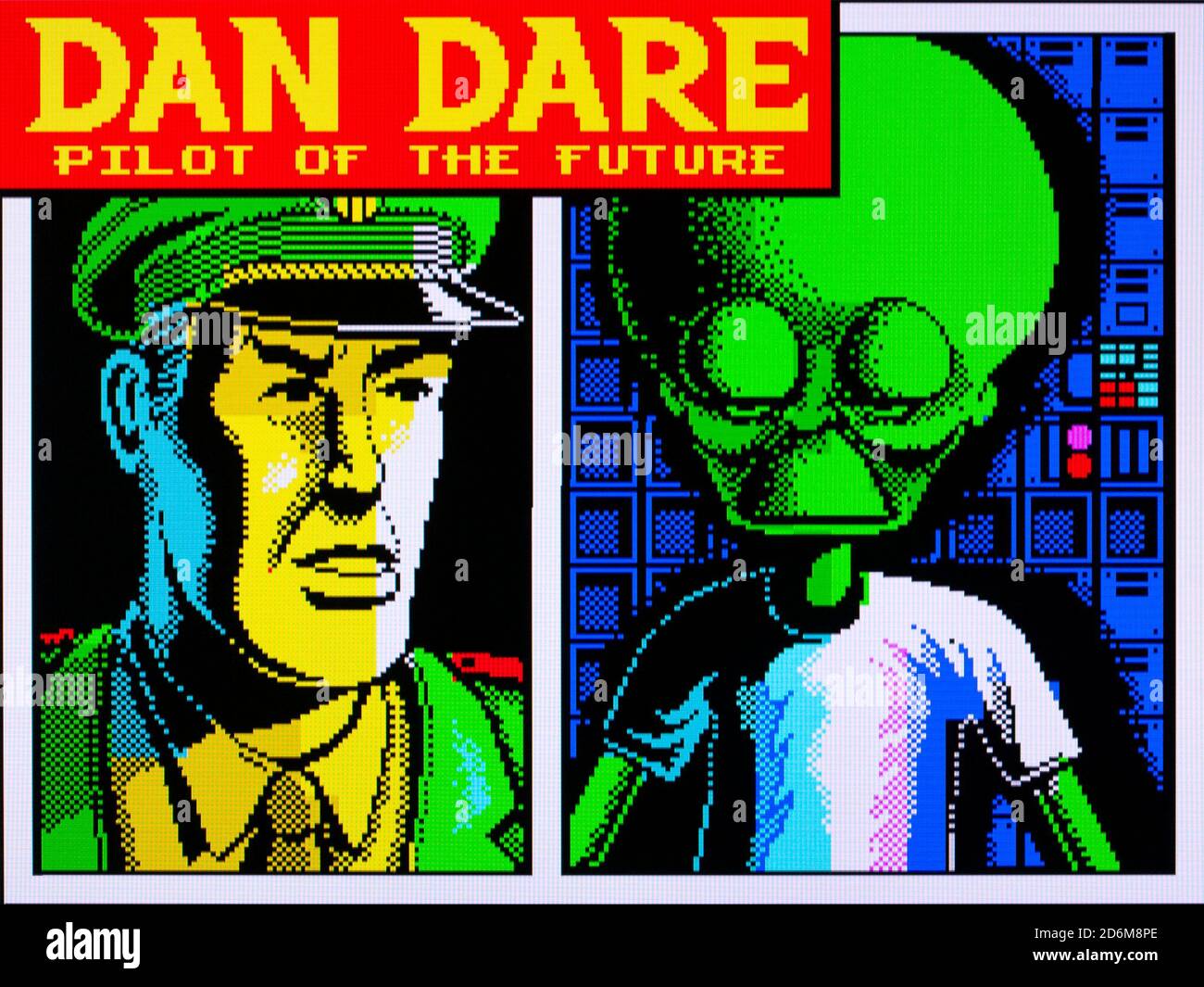 Dan Dare - piloto del futuro - Sinclair ZX Spectrum Videogame - sólo para uso editorial Foto de stock