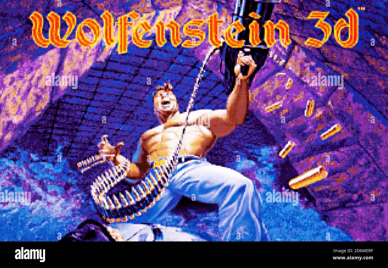 Wolfenstein 3d - 3DO Videogame multijugador interactivo - uso editorial Solo Foto de stock