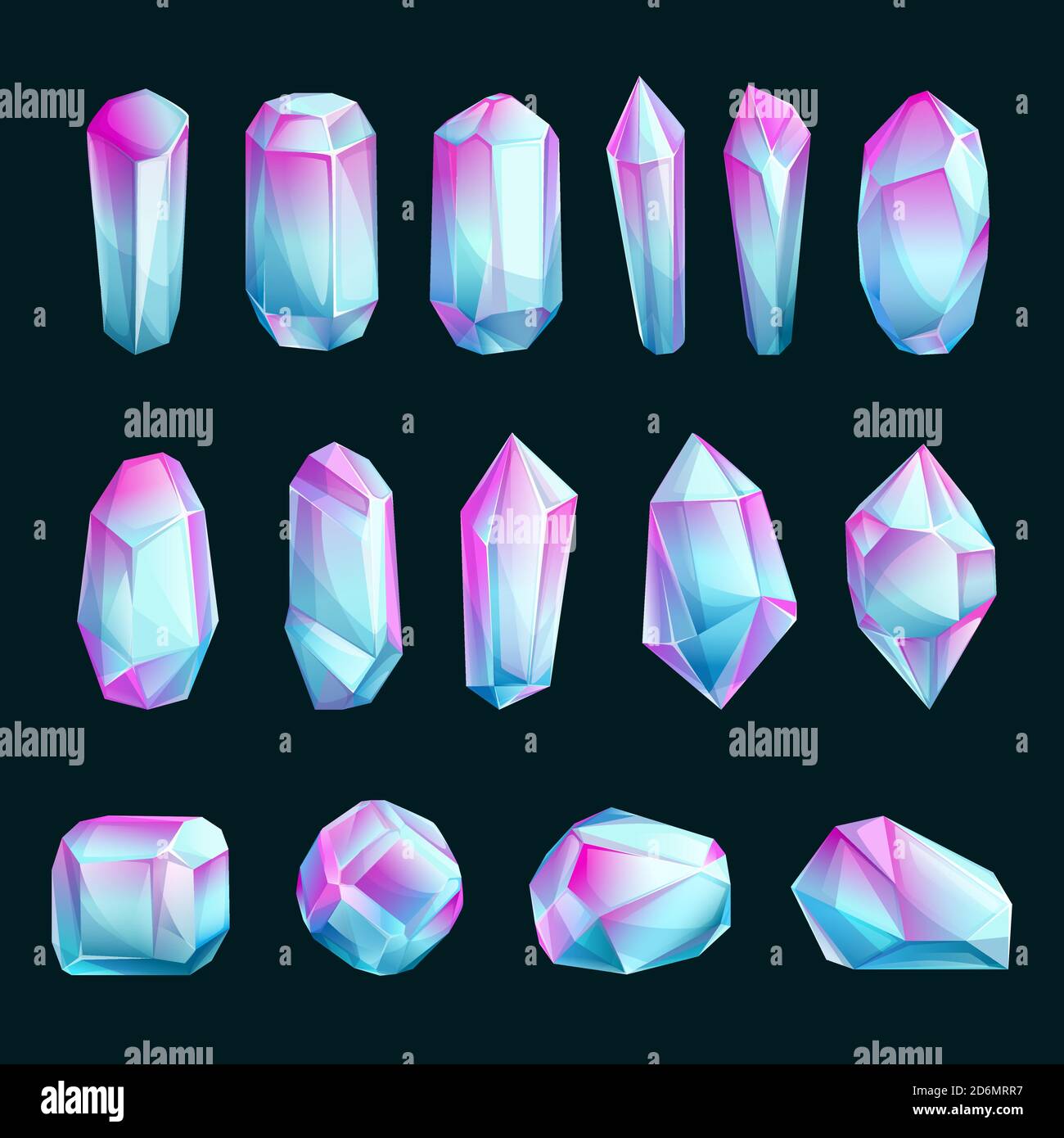 Cartoon crystals fotografías e imágenes de alta resolución - Alamy