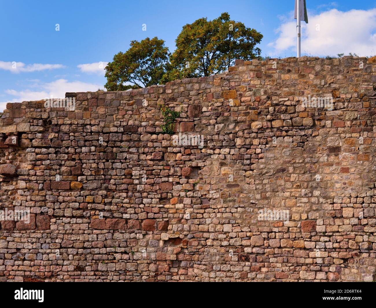 Mauer der Schauenburg Foto de stock