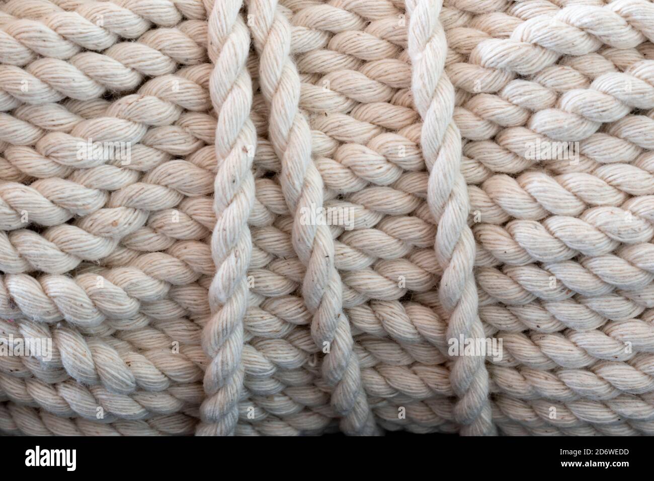 Skein de lana natural closeup Foto de stock