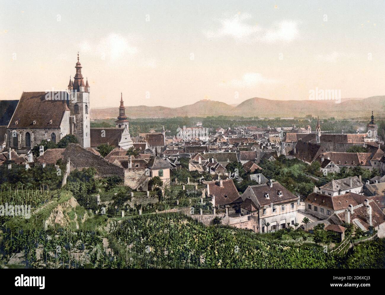 Krems, Baja Austria, Austro-Hungría, alrededor de 1900 Foto de stock